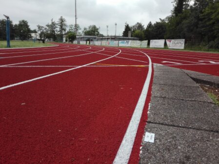 Vista della pista del Centro sportivo G. Facchetti