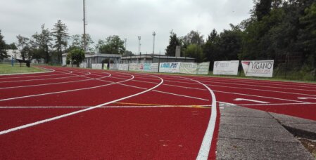 Vista della pista del Centro sportivo G. Facchetti